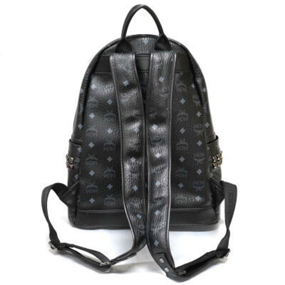 Mcm Backpack Black Leather Studs - image 2